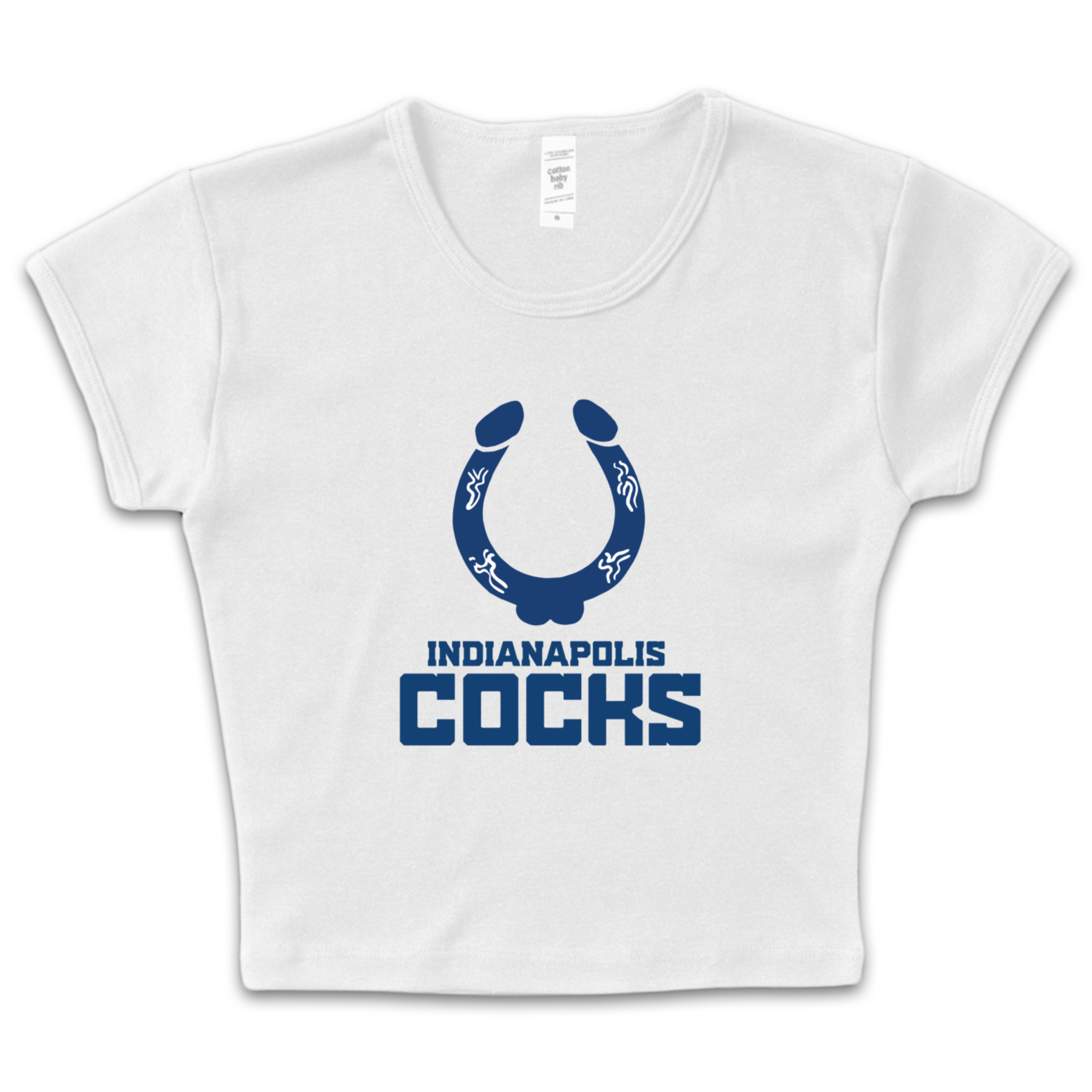 Indianapolis Cocks Indianapolis Colts parody football shirt