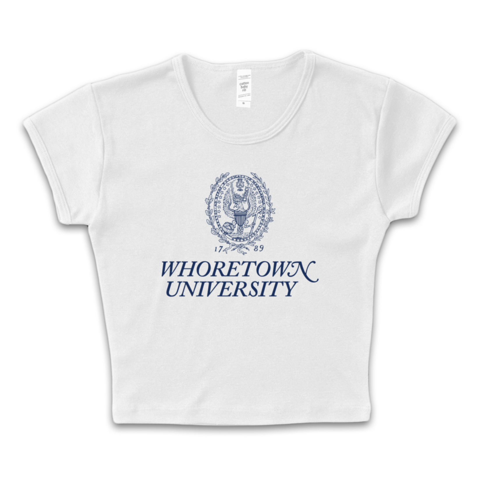 Georgetown Whoretown Uni Baby Tee Heav3nly Bodies