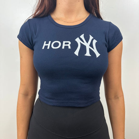 Majestic Athletic, Tops, New York Yankees Cropped Tee