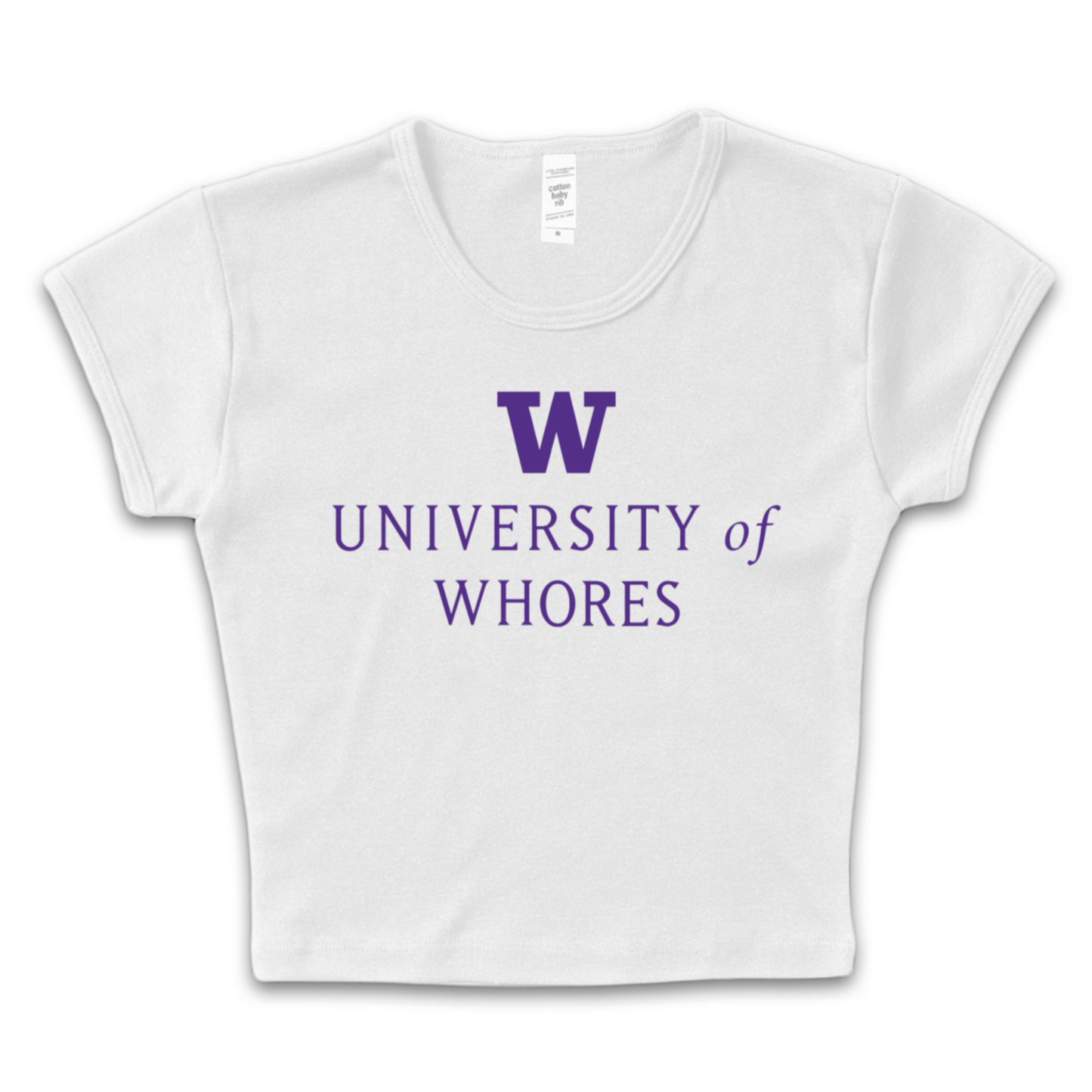 Washington Uni Whores Baby Tee